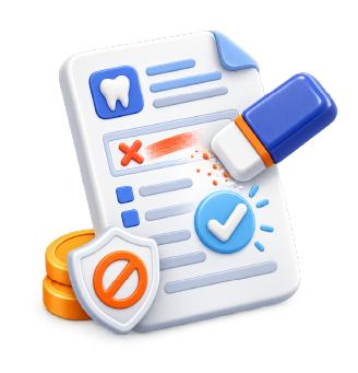 No fee for credentialing refile error icon